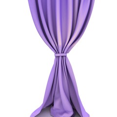 curtains3d Render Illustration