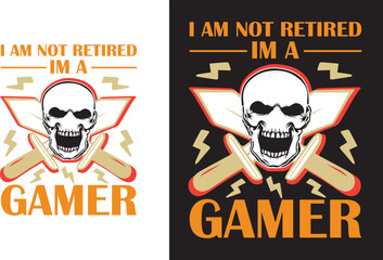 Gaming T-shirt design
