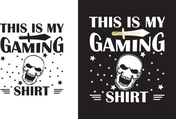 Gaming T-shirt design
