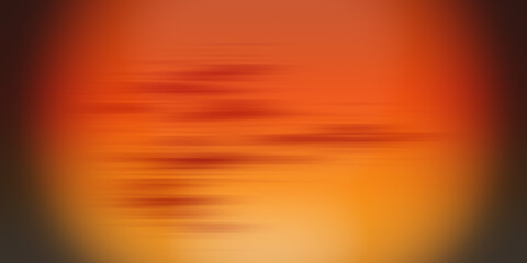 abstract orange background with rays, abstract blurred art background, warm color summer style glow movement