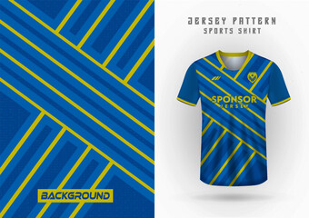 mockup of jersey tone blue, sports jersey background, soccer jersey, running jersey, outdoor workout, and sport pattern.