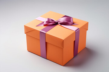 Gift box with ribbon