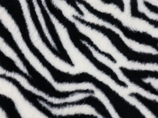 Zebra pattern. Black and white background.