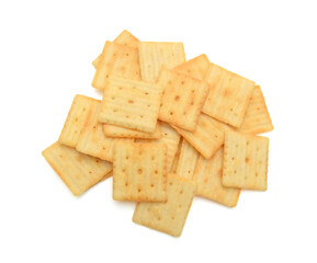 Cracker isolated on white background