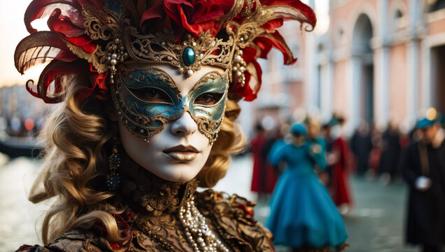 Karneval in Venedig, generated image