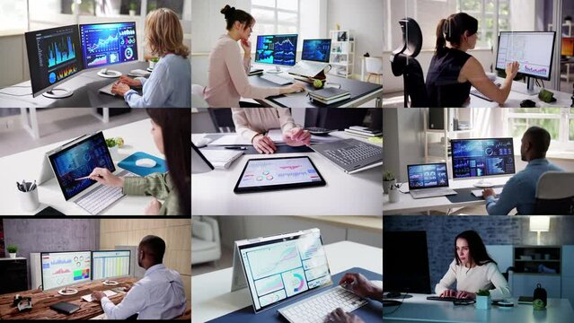 KPI Business Data Dashboard Analytics