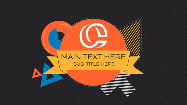 Colourful Shapes Logo Opener