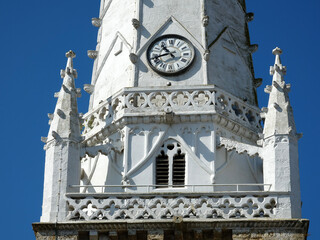 détail du clocher de l'église Sainte-Etienne d'Ars en Ré