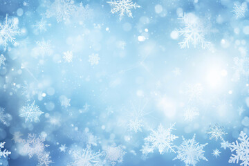 Fototapeta na wymiar Christmas background. snow flakes backdrop