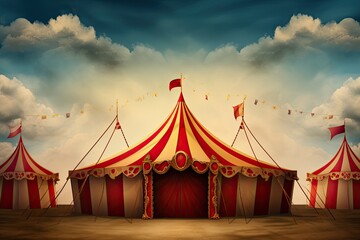 Circus tent background