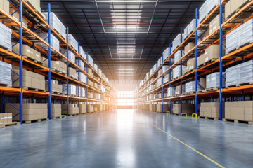 Warehouse for product storage and distribution