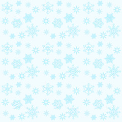 christmas background with snowflakes