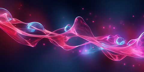 : A Captivating Image Unveils the Elegance of Scientific Concepts through the Dynamic Fusion of Light Navy and Magenta Hues