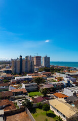 Obraz premium sol e praia em Balneário Piçarras, Santa Catarina, Brasil