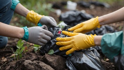 Guardians of the Earth: A Photographic Tribute to Volunteers Combating Plastic Pollution