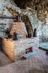 Historic distillery in the castle