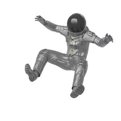 master astronaut is floating bsck