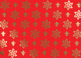 Chinese frame background. Red and gold color.