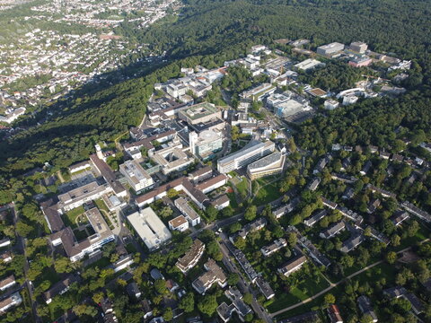 Luftaufnahme des Universit&auml;tsklinikum Bonn, August 2023