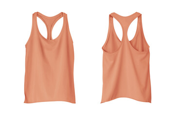Women's Sunset Rib-Knit Racerback Cropped Tank Top