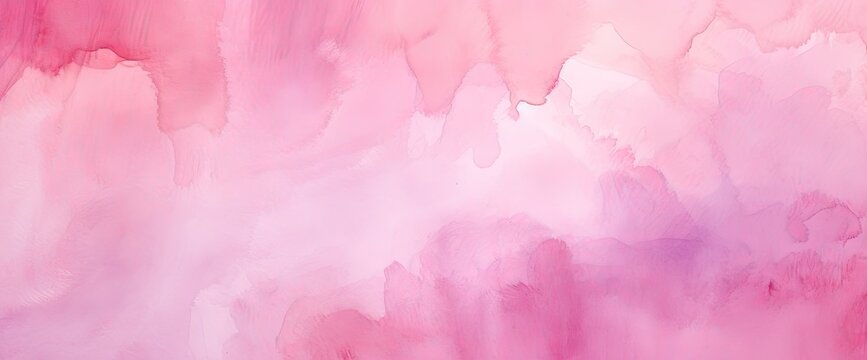 a pink watercolor texture as a background Generative AI