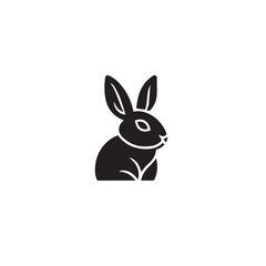 Naklejka premium Rabbit in cartoon, doodle style. 2d vector illustration in logo, icon style. AI Generative