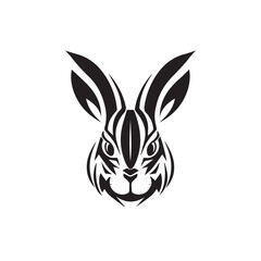 Rabbit in cartoon, doodle style. 2d vector illustration in logo, icon style. AI Generative