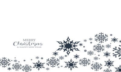 christmas background with snowflakes