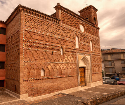 Explore the Magnificent Santa Maria Church Fortress: UNESCO World Heritage Mudejar-Aragonese Gem in Tobed, Arag&oacute;n, Spain!