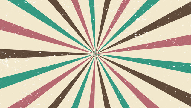 retro background Abstract vintage retro sunburst background © rizki_alfa