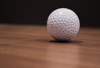 golf ball and tee