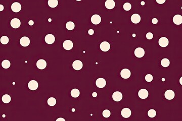 Bordeaux Color Seamless Modern Dotted Background: Rich and Deep Textile Pattern