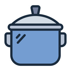 Pot kitchenware icon