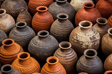 Earthen Pottery: Captivating Clay Colors and Texture