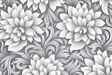Gray Elegance: Fashionable Simple Decorative Pattern in Stunning Shades
