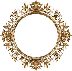 Elegant Gold Border Frame Design