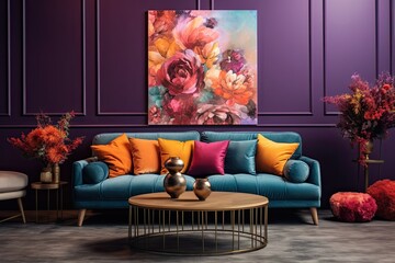 Vivid Palette: A Colored Stylish Backdrop for Stunning Color Schemes.