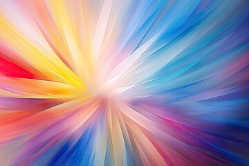 Fototapeta premium Color Wheel Light: Multicolor Blur Abstraction