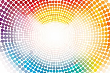 Color Wheel - Seamless Modern Dotted Background Image