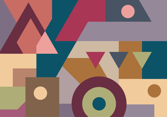 colorful abstract art for wall decoration