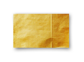 old paper isolated on white background, this has clipping path.