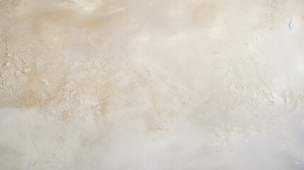A close-up photograph of a Venetian plaster wall with a subtle, luxurious beige and pearl-white...