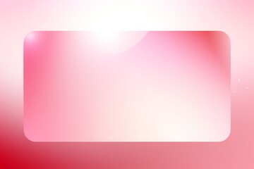 Fototapeta premium Card-style layout, flat rectangular shape board elevated, on bright gradient background, pastel colors, red, pink, white. Minimal concept, copy space mockup