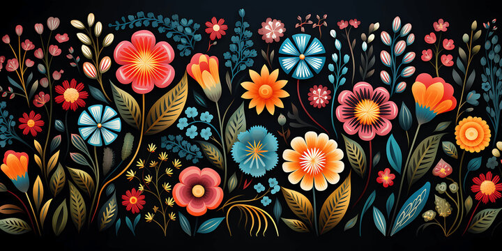 Dibujos infantiles de flores