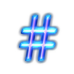 Purple symbol glowing around the edges