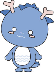 2024 The Year of the Blue Dragon, Happy New Year
