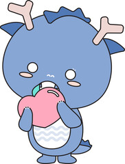 2024 The Year of the Blue Dragon, Happy New Year
