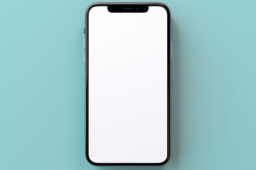 Minimalist Smartphone with Blank Screen