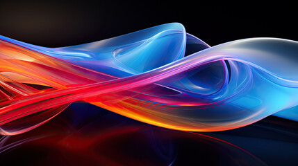 abstract images that explore the fluidity and dynamism of color and light.