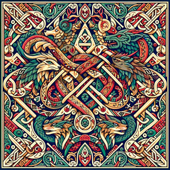 Traditional Viking Pattern